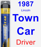 Driver Wiper Blade for 1987 Lincoln Town Car - Assurance