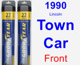 Front Wiper Blade Pack for 1990 Lincoln Town Car - Assurance