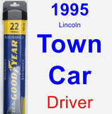 Driver Wiper Blade for 1995 Lincoln Town Car - Assurance