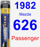 Passenger Wiper Blade for 1982 Mazda 626 - Assurance