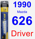 Driver Wiper Blade for 1990 Mazda 626 - Assurance