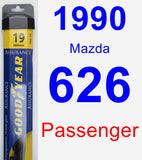 Passenger Wiper Blade for 1990 Mazda 626 - Assurance