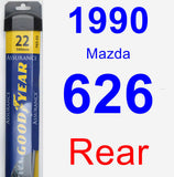 Rear Wiper Blade for 1990 Mazda 626 - Assurance