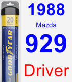 Driver Wiper Blade for 1988 Mazda 929 - Assurance