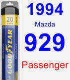 Passenger Wiper Blade for 1994 Mazda 929 - Assurance