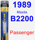 Passenger Wiper Blade for 1989 Mazda B2200 - Assurance