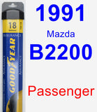 Passenger Wiper Blade for 1991 Mazda B2200 - Assurance