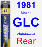 Rear Wiper Blade for 1981 Mazda GLC - Assurance