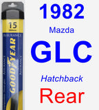Rear Wiper Blade for 1982 Mazda GLC - Assurance