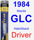 Driver Wiper Blade for 1984 Mazda GLC - Assurance