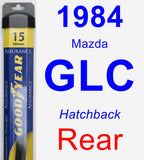 Rear Wiper Blade for 1984 Mazda GLC - Assurance