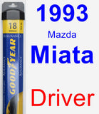 Driver Wiper Blade for 1993 Mazda Miata - Assurance