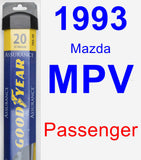 Passenger Wiper Blade for 1993 Mazda MPV - Assurance