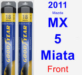 Front Wiper Blade Pack for 2011 Mazda MX-5 Miata - Assurance