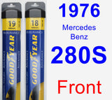 Front Wiper Blade Pack for 1976 Mercedes-Benz 280S - Assurance