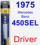 Driver Wiper Blade for 1975 Mercedes-Benz 450SEL - Assurance