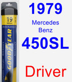 Driver Wiper Blade for 1979 Mercedes-Benz 450SL - Assurance