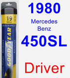 Driver Wiper Blade for 1980 Mercedes-Benz 450SL - Assurance