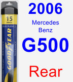 Rear Wiper Blade for 2006 Mercedes-Benz G500 - Assurance