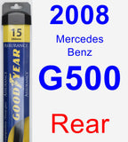 Rear Wiper Blade for 2008 Mercedes-Benz G500 - Assurance