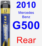 Rear Wiper Blade for 2010 Mercedes-Benz G500 - Assurance