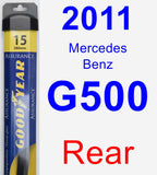 Rear Wiper Blade for 2011 Mercedes-Benz G500 - Assurance