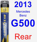 Rear Wiper Blade for 2013 Mercedes-Benz G500 - Assurance
