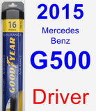 Driver Wiper Blade for 2015 Mercedes-Benz G500 - Assurance