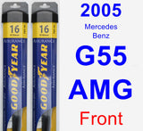 Front Wiper Blade Pack for 2005 Mercedes-Benz G55 AMG - Assurance