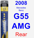 Rear Wiper Blade for 2008 Mercedes-Benz G55 AMG - Assurance