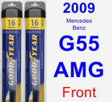 Front Wiper Blade Pack for 2009 Mercedes-Benz G55 AMG - Assurance