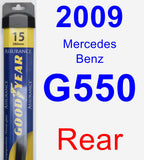 Rear Wiper Blade for 2009 Mercedes-Benz G550 - Assurance