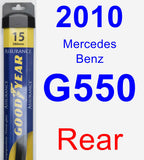 Rear Wiper Blade for 2010 Mercedes-Benz G550 - Assurance