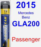 Passenger Wiper Blade for 2015 Mercedes-Benz GLA200 - Assurance