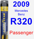 Passenger Wiper Blade for 2009 Mercedes-Benz R320 - Assurance