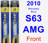 Front Wiper Blade Pack for 2010 Mercedes-Benz S63 AMG - Assurance