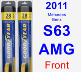 Front Wiper Blade Pack for 2011 Mercedes-Benz S63 AMG - Assurance