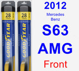 Front Wiper Blade Pack for 2012 Mercedes-Benz S63 AMG - Assurance