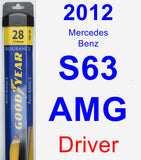 Driver Wiper Blade for 2012 Mercedes-Benz S63 AMG - Assurance