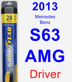Driver Wiper Blade for 2013 Mercedes-Benz S63 AMG - Assurance
