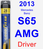 Driver Wiper Blade for 2013 Mercedes-Benz S65 AMG - Assurance