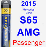 Passenger Wiper Blade for 2015 Mercedes-Benz S65 AMG - Assurance