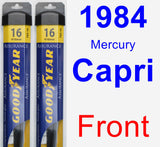 Front Wiper Blade Pack for 1984 Mercury Capri - Assurance