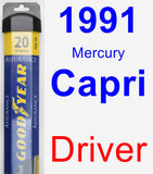 Driver Wiper Blade for 1991 Mercury Capri - Assurance