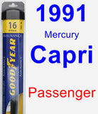 Passenger Wiper Blade for 1991 Mercury Capri - Assurance