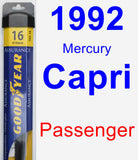 Passenger Wiper Blade for 1992 Mercury Capri - Assurance