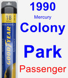 Passenger Wiper Blade for 1990 Mercury Colony Park - Assurance