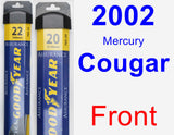 Front Wiper Blade Pack for 2002 Mercury Cougar - Assurance