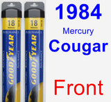 Front Wiper Blade Pack for 1984 Mercury Cougar - Assurance