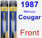 Front Wiper Blade Pack for 1987 Mercury Cougar - Assurance